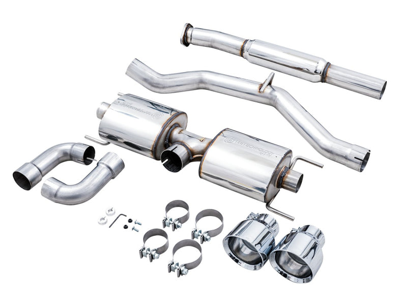 AWE Touring Edition Cat-Back Exhaust (Polished Tips): Toyota GR86 & Subaru BRZ 2.4L 2022 - 2024
