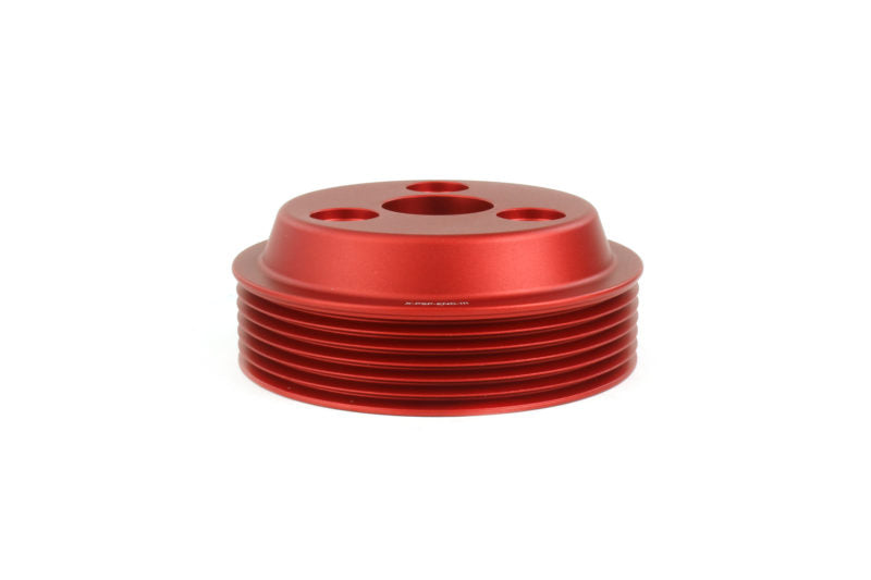 Perrin Water Pump Pulley (Red): Toyota GR86 & Subaru BRZ 2.4L 2022 - 2026