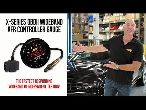 AEM X-Series OBDII Wideband UEGO AFR Sensor Controller Gauge