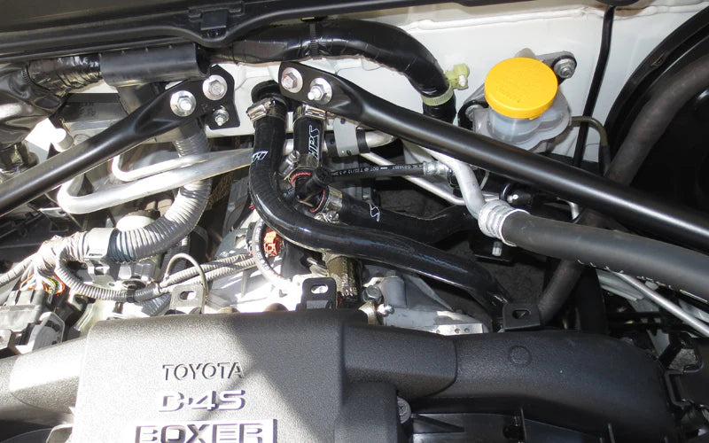 HPS Silicone Heater Hoses Kit: Scion FRS (13-16), Subaru BRZ (13-25), Toyota 86 (17-20), GR86 (22-25)