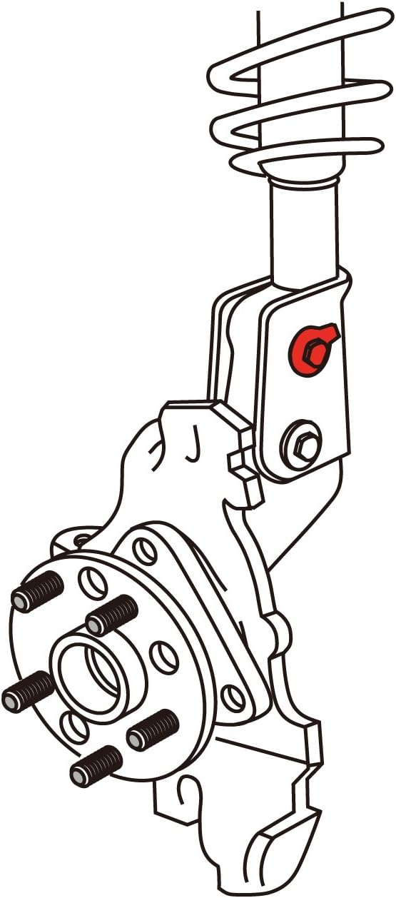 SPC Performance Front Camber Kit: Scion tC 2005 - 2010