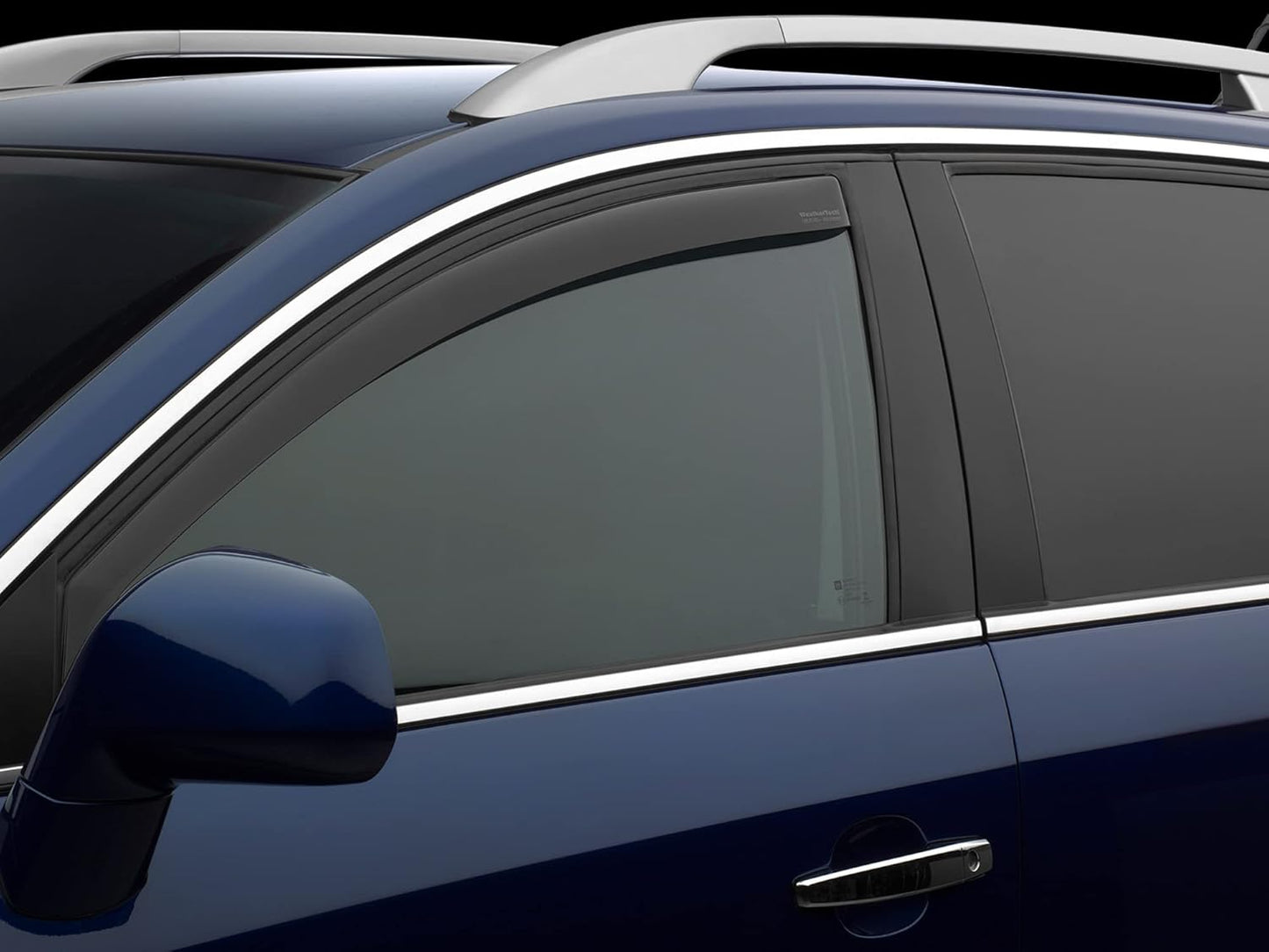 WeatherTech Front Side Window Deflectors (2pc, Dark Smoke): Toyota GR Corolla 2023 - 2025