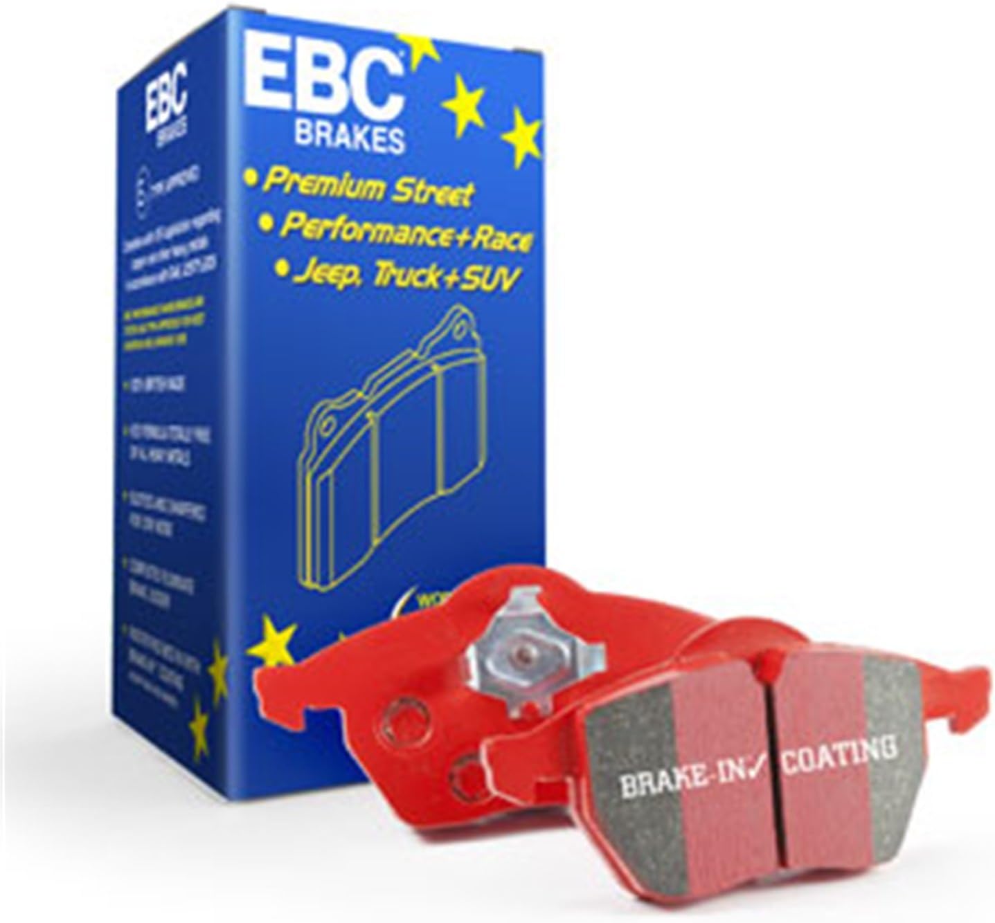 EBC Redstuff Front Brake Pads: Scion FRS (13-16), Subaru BRZ (13-26), Toyota 86 (17-20), GR86 (22-26)