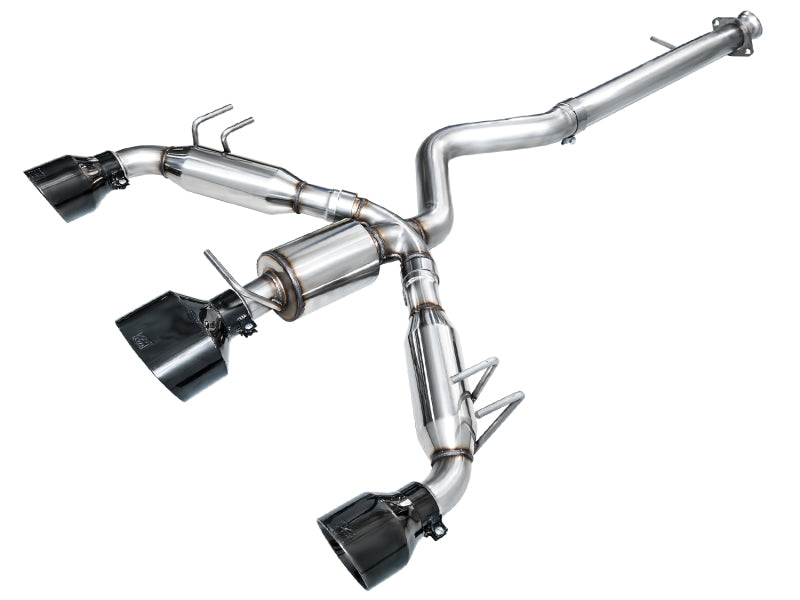 AWE Track Edition Cat-Back Exhaust (Black Tips): Toyota GR Corolla 1.6L Turbo 2023 - 2024