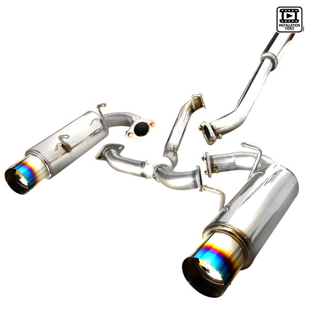 Spec D Cat-Back Exhaust (Titanium Tips): Scion FR-S 2013-2016; Toyota 86 2017-2018; Subaru BRZ 2013-2018