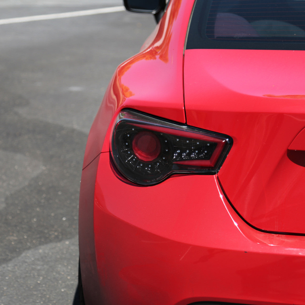 Spec D LED Tail Lights (Jet Black): Scion FRS & Subaru BRZ 2013 - 2016