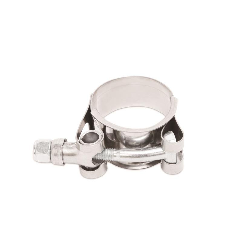 Mishimoto Stainless-Steel T-Bolt Clamp: Fits Most Models 1.42 Inch (35.99 mm) to 1.58 Inch (40.01 mm)