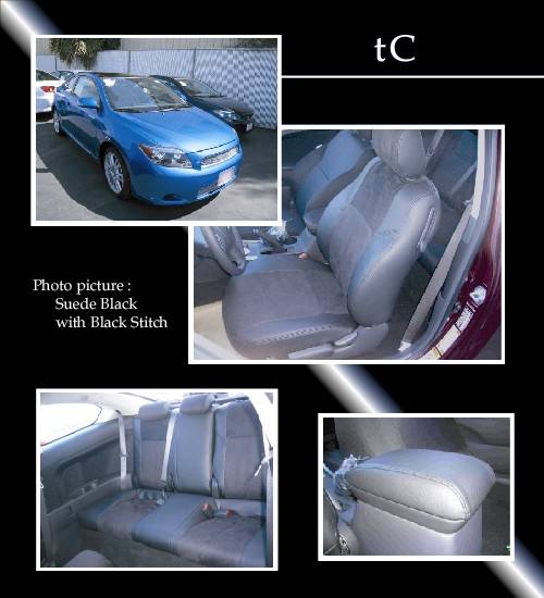 Clazzio Leather Seat Covers: Scion tC 2011 - 2016 (tC2)