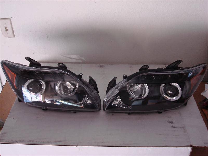 Spec D Dual Halo Projector Headlights (Black): Scion tC 2005 - 2010