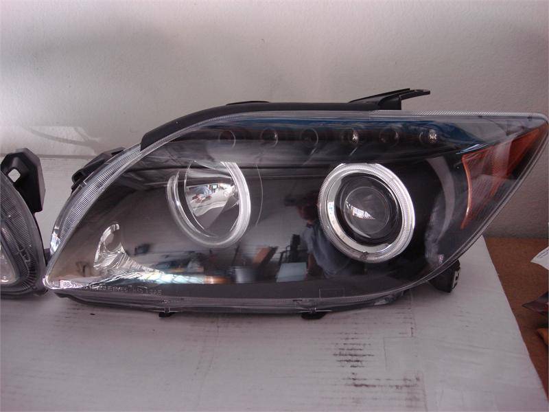 Spec D Dual Halo Projector Headlights (Black): Scion tC 2005 - 2010