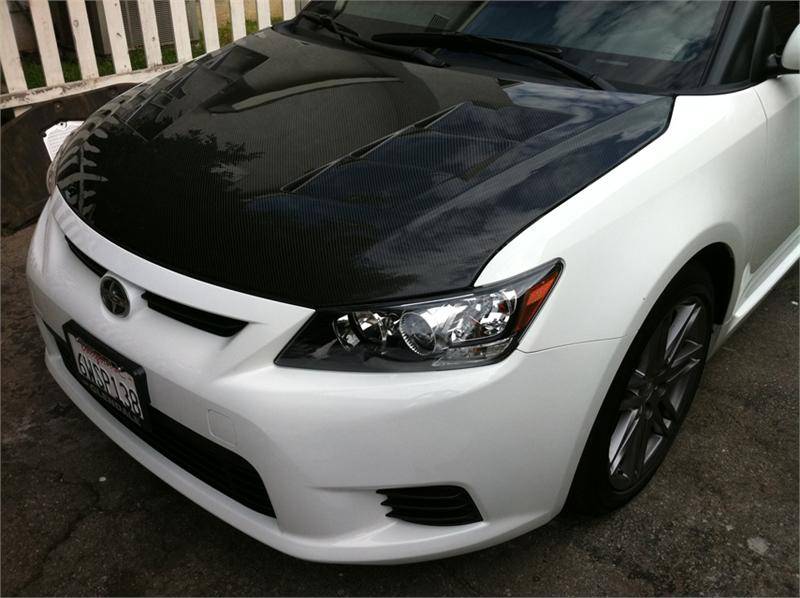 Seibon TS Carbon Fiber Hood: Scion tC 2011 - 2013 (tC2)