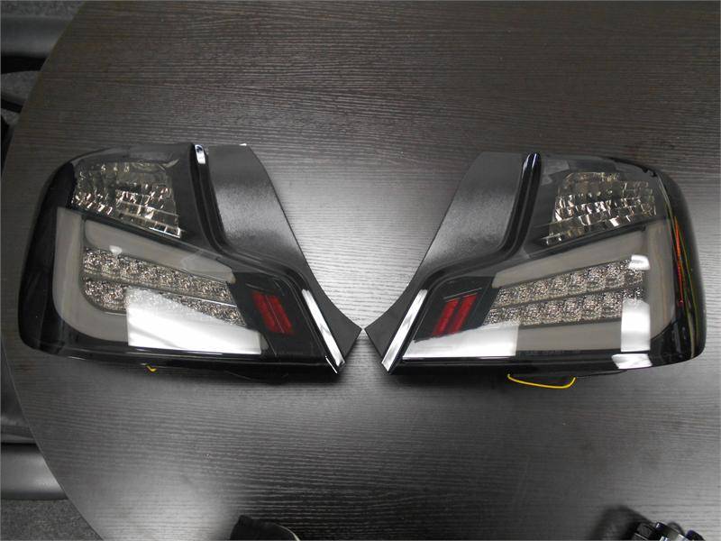 Spec D Black / Smoke LED Tail Lights: Scion tC 2011 - 2013 (tC2)