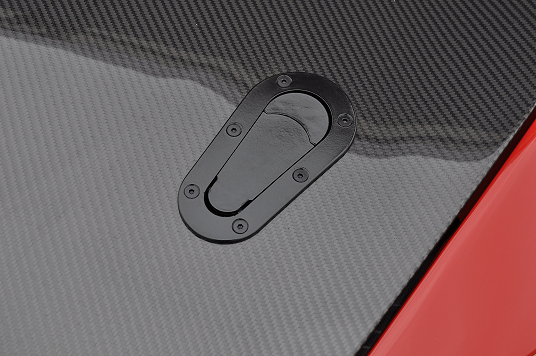 AeroCatch Flush Hood Pin and Latch Kit (Universal) BLACK