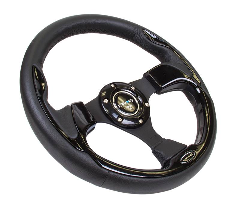 NRG Innovations RST-001 Pilota Leather Steering Wheel (320mm)