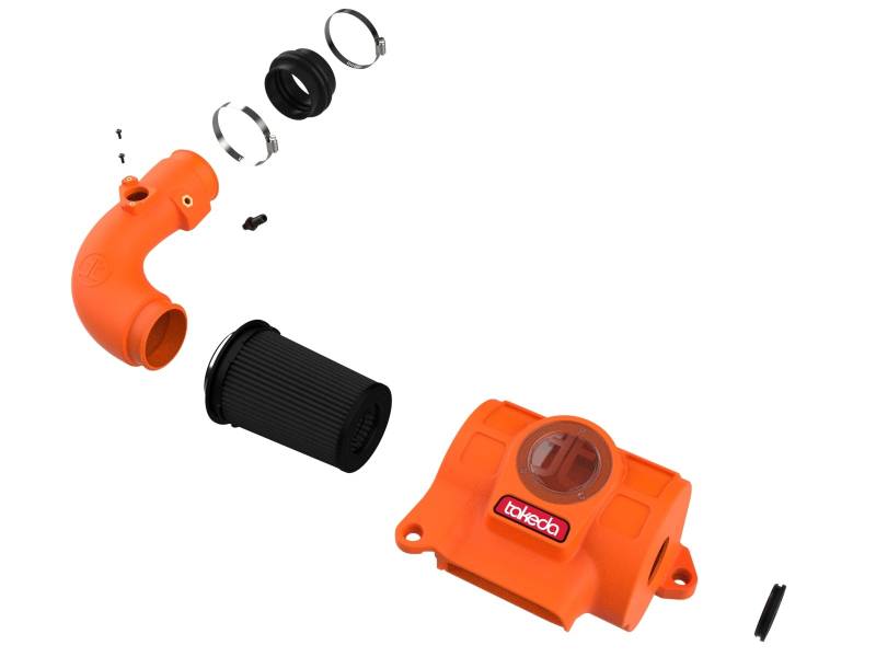 Takeda Momentum Orange Cold Air Intake System: Toyota GR86 & Subaru BRZ 2022 - 2026