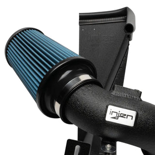 Injen SP Short Ram Air Intake System: Toyota GR Supra 2021 - 2023 2.0L 4 Cyl. Wrinkle Black