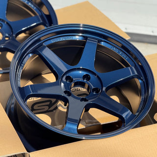 Volk Racing TE37SL / Mag Blue | 19x9.5 | 19x10.5 | 5x112 | +22mm | +35mm Offset