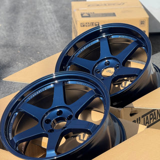 Volk Racing TE37SL / Mag Blue | 19x9.5 | 19x10.5 | 5x112 | +22mm | +35mm Offset