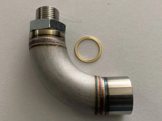 Vibrant CEL Eliminator / O2 Restrictor Fitting (90-DEGREE) W/ Adjustable Jet Inserts