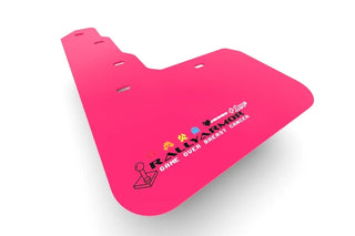 Rally Armor Mud Flaps: Subaru BRZ (13-17), Toyota FR-S (13-17) & Toyota 86 (17-20) Pink w/ BCE Logo