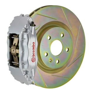 Brembo Front GT BBK 4 Piston Cast Slotted Rotor Kit (FRONT) Type1-Silver: Fits Most BRZ/FR-S/86 Models (12-16)