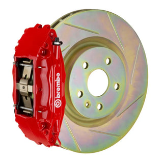 Brembo Front GT BBK 4 Piston Cast Slotted Rotor Kit (FRONT) Type1-Red: Fits Most BRZ/FR-S/86 Models (12-16)