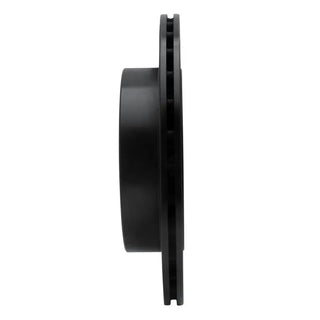 R1 Concepts Black Drilled & Slotted Brake Rotor (REAR LEFT): Subaru BRZ (17-25)