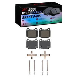 DFC 4000 HybriDynamic Brake Pads and Hardware Kit (REAR): Fits Most BRZ/FR-S/86 Models