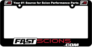 FastScions License Plate Frame