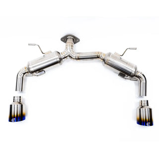 Compressive Tuning Zenkai Ti-S Titanium Muffled Axle Back Exhaust: Fits BRZ/GR86 22-24