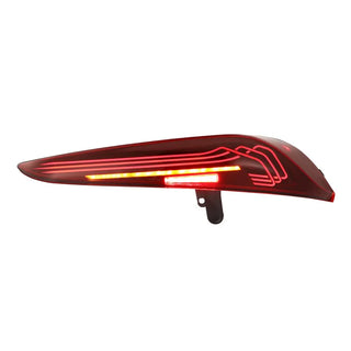 AlphaRex LUXX-Series Laser Style LED Tail Lights (Black-Red): Toyota Supra (20-24)