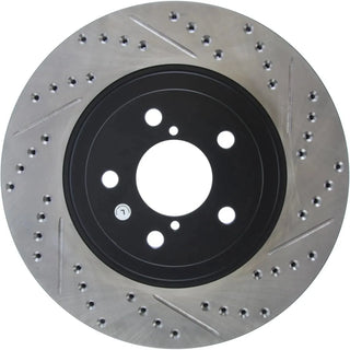 Stoptech Drilled & Slotted Front Brake Rotors: Scion FR-S 2013-2016; Subaru BRZ 2013-2015