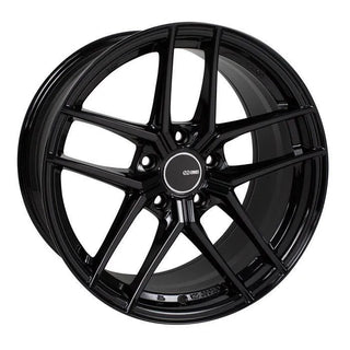 Enkei TY5 Gloss Black 18x8 Wheel: Fits Most Models 5x114.3 Bolt Pattern