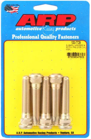 ARP Wheel Stud Kit 2.5in Length 5 Pack: Most Subaru Models