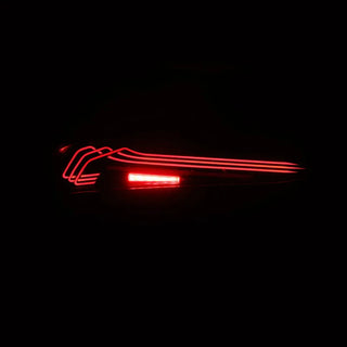AlphaRex LUXX-Series Laser Style LED Tail Lights Alpha-Black: Fits Most Toyota Supra Models