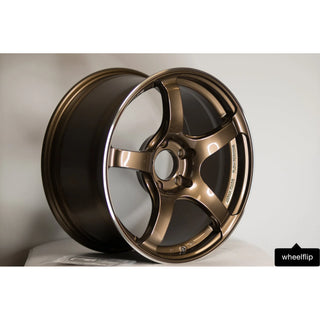 Advan TC4 / Umber Bronze Metallic & Ring | 17x9 | 5x114.3 | +45mm Offset