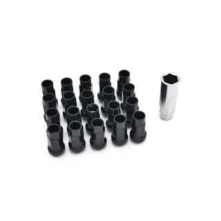 ISR Performance Steel Open Ended Lug Nuts 50mm Black 12x1.25: Multiple Subaru Fitments