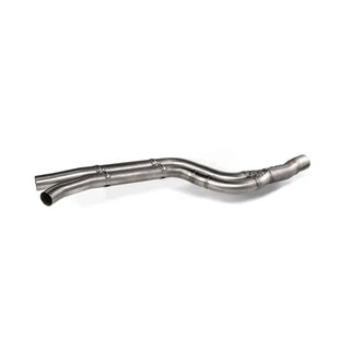 Akrapovic Evolution Link Pipe Set (SS): Toyota Supra (A90) w/o OPF/GPF