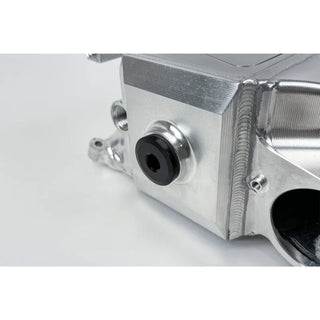 CSF Gen 2 B58 Race X Charge-Air-Cooler Manifold (Raw Billet Aluminum): Toyota GR Supra (20+)