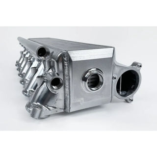 CSF Gen 2 B58 Race X Charge-Air-Cooler Manifold (Raw Billet Aluminum): Toyota GR Supra (20+)