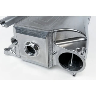 CSF Gen 2 B58 Race X Charge-Air-Cooler Manifold (Raw Billet Aluminum): Toyota GR Supra (20+)