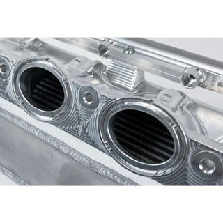 CSF Gen 2 B58 Race X Charge-Air-Cooler Manifold (Raw Billet Aluminum): Toyota GR Supra (20+)