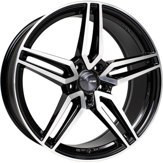 Enkei Victory Gloss Black w/ Machined Spoke Faces 20x8.5 | 5x114.3 (532-285-6540BKM)
