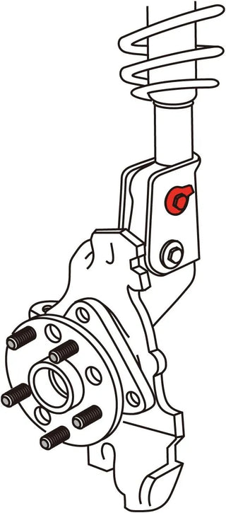 SPC Performance Front Camber Kit: Scion tC 2005 - 2010