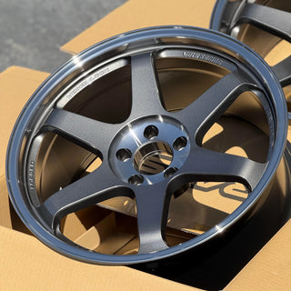 Volk Racing TE37SL / Pressed Graphite | 19x9.5 | 19x10.5 | 5x112 | +22mm | +35mm Offset