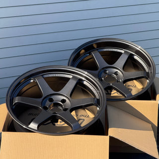 Volk Racing TE37SL / Diamond Black | 19x9.5 | 19x10.5 | 5x112 | +22mm | +35mm Offset