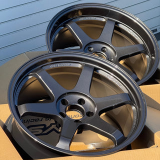 Volk Racing TE37SL / Diamond Black | 19x9.5 | 19x10.5 | 5x112 | +22mm | +35mm Offset