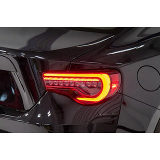 OLM OE Plus Linear Style Sequential Tail Lights Clear Lens 2013-2021 BRZ / FRS / GT86