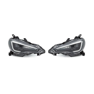 OLM Sequential Style Headlights 6000K HID/ D2H Bulbs 2013-2021 BRZ / FRS / GT86