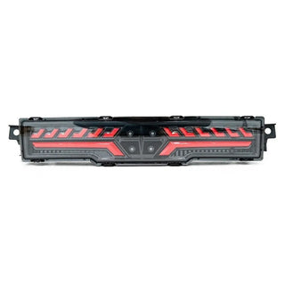 OLM V2 F1 Rear Brake Light Clear Lens, Black Base, Red Bar 2022-2026 BRZ / GR86